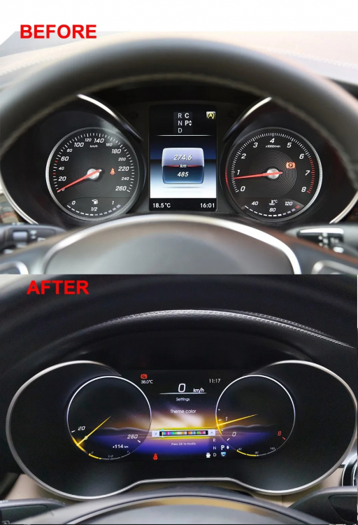 12,3'' Digitaler Tacho für V-Klasse W447 NTG5 2014-2019